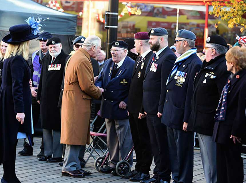 His Majesty The King Visits Luton and speaks to AFVBC Veterans - Image 3