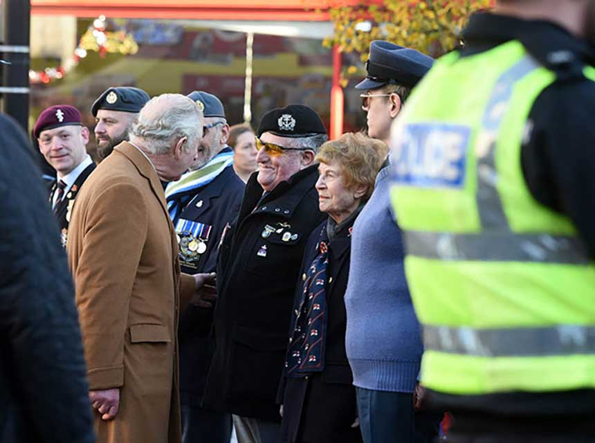 His Majesty The King Visits Luton and speaks to AFVBC Veterans - Image 2