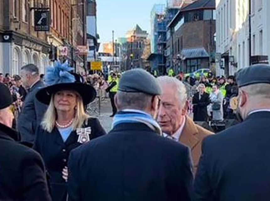 His Majesty The King Visits Luton and speaks to AFVBC Veterans - Image 3